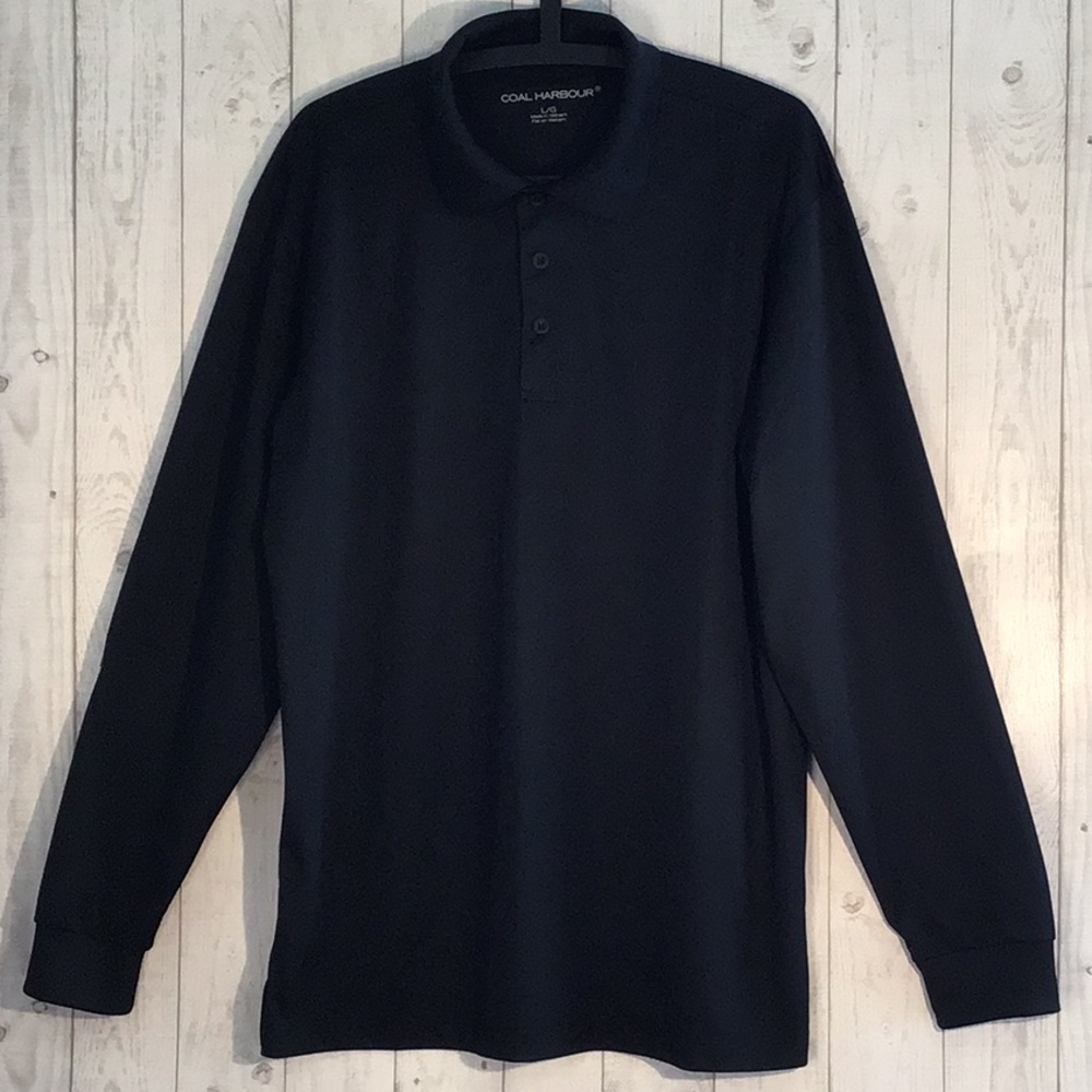 BNWOT Men’s L (more like XL) Black Coal Harbour Polo